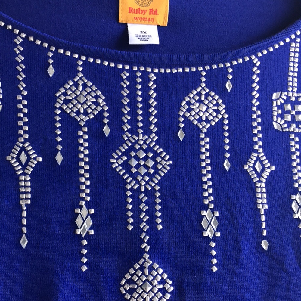 Ruby Rd.knit top - Picture 3 of 5